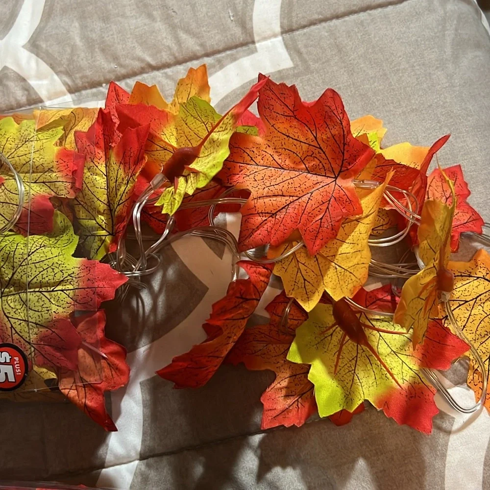 Fall leaves LED lights, 3 boxes
